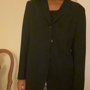 Oversized black blazer